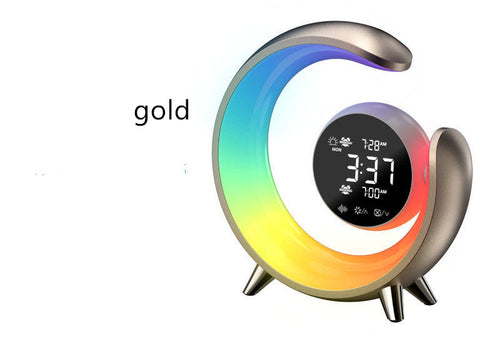 Smart Sound Twin Alert Clock Dual Rise LED Multicolor Display