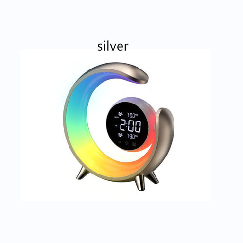 Smart Sound Twin Alert Clock Dual Rise LED Multicolor Display