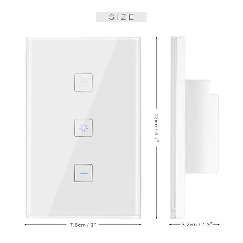 Smart Light Dimmer Touch Control WiFi Switch
